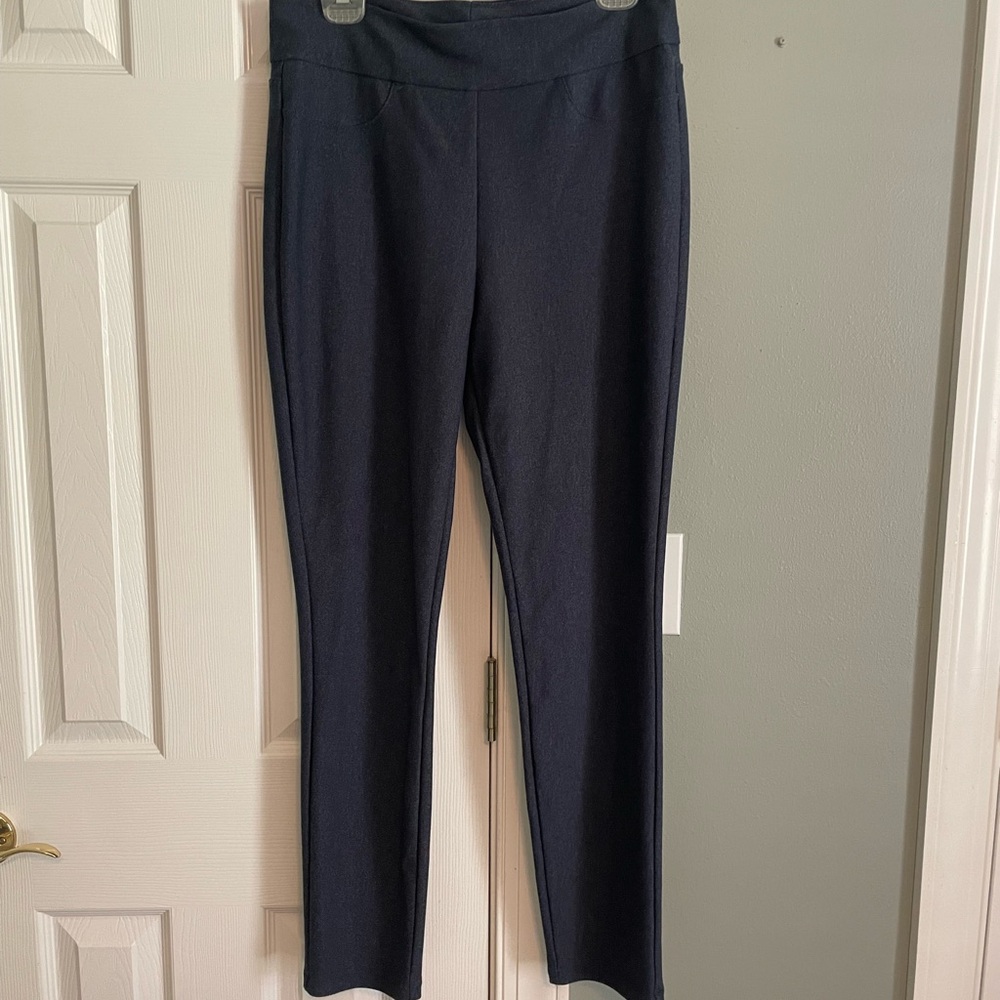 Honeylove Blue Denim-Look Leggings Sleek and Versatile